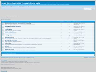 Forum Meteo-Nowcasting Toscana