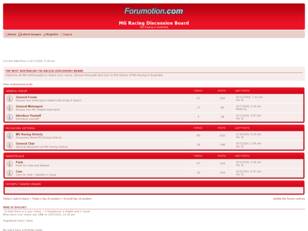 MG Racing Discussion Board