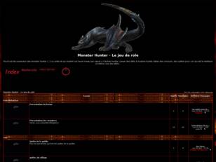Monster Hunter - Le jeu de role