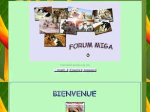 créer un forum : Miga