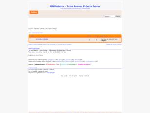 MMOprivate - Tales Runner Private Server
