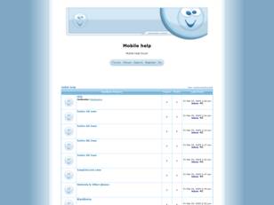 Free forum : Mobile help