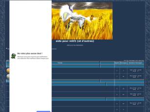 creer un forum : aide pour mhf2 (et d'autres)