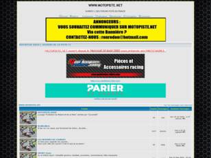 MOTOPISTE.NET : Forum du Motard Pistard N°1 en France depuis 2005