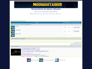 creer un forum : Mousquetaires du plessis robinsso