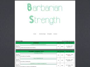 Barbarian Strength