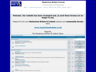 Mysterious Britain Forums