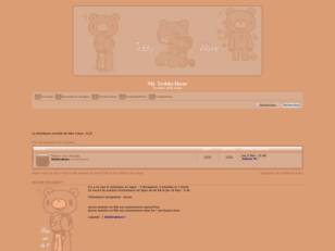 creer un forum : My Teddy-Bear