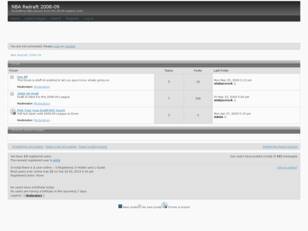 Free forum : NBA Redraft 2008-09