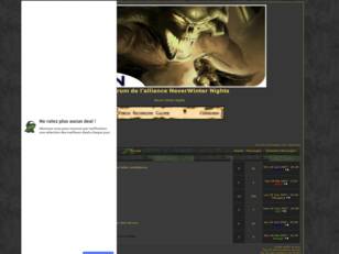 Forum de l'alliance NeverWinter Nights