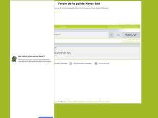 Forum de la guilde Never End