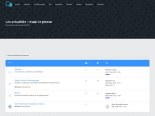 Les actualités : revue de presse