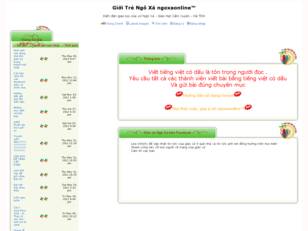 Ngoxaonline™-Diễn Đàn Giới Trẻ Ngô Xá