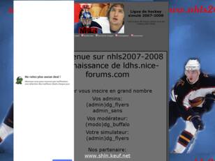 Forum gratuit : Ligue de hockey simule 2007-2008