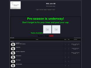 Free forum : NHL sim 08