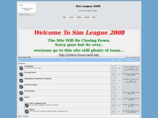 Free forum : Sim League 2008