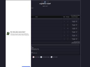 creer un forum : nightfire-staff