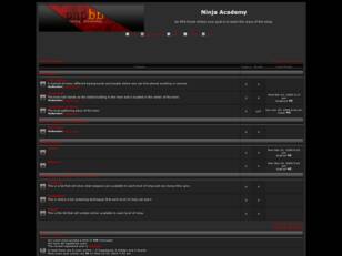 Free forum : Ninja Academy