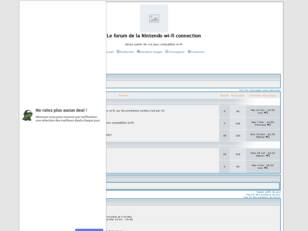 Le forum de la Nintendo wi-fi connection