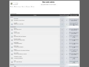 Forum gratuit : Forum gratis : Non solo calcio