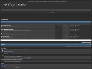 Free forum : No Stage Theatre