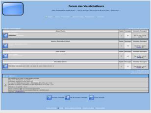 creer un forum : Forum des Visiotchatteurs