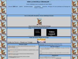 Forum,VERS LA NOUVELLE JÉRUSALEM, sous la protection de Saint Michel
