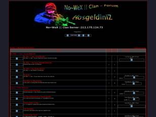 No~WeX || Clan - Forum Sitesine Hosgeldiniz