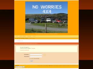 Free forum : NO WORRIES 4X4