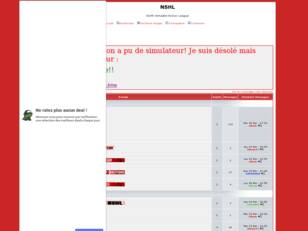 NSHL North Simulate Hockey League