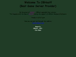 OBHost Game Server Provider Company
