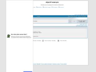 Forum gratuit : objectif-exam-pro