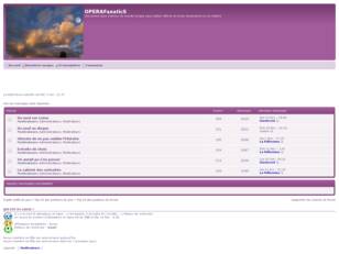 creer un forum : Operafanatics