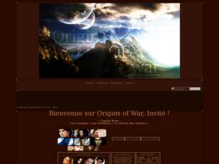 Origines of War