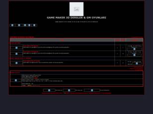 GAME MAKER 3D DERSLER & GM OYUNLARI