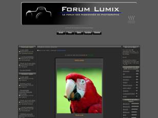 Forum sur les LUMIX de Panasonic (FZ/TZ/FX/LX/G)