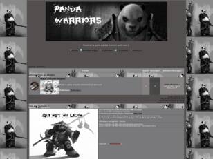créer un forum : pandas warriors