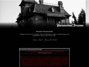 Paranormal Dreams: Internat pour créature anormales...