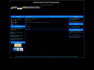 Free forum : Paranormal Forum Community
