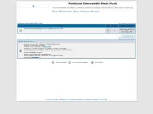 Foro gratis : Partituras Intercambio Sheet Music