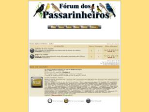 *** Bem vindo ao Forum dos Passarinheiros***