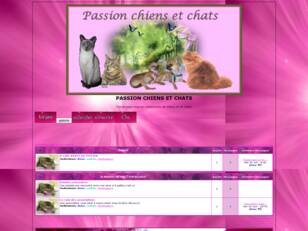 créer un forum : Passion chiens et chats
