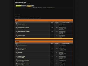 créer un forum : Passion du jeu