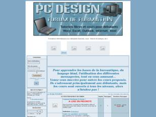 creer un forum : pc-design-formation