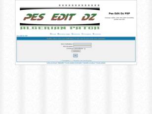 créer un forum : Pes Edit Dz PSP