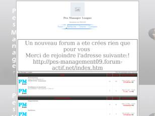 creer un forum : Pes Manager League