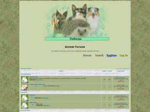 Petforum - for pet owners