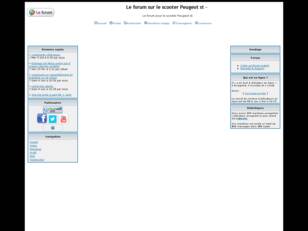 Le forum sur le scooter Peugeot st