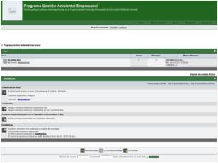 Programa Gestión Ambiental Empresarial