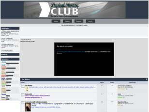 free forum : physical therapy club